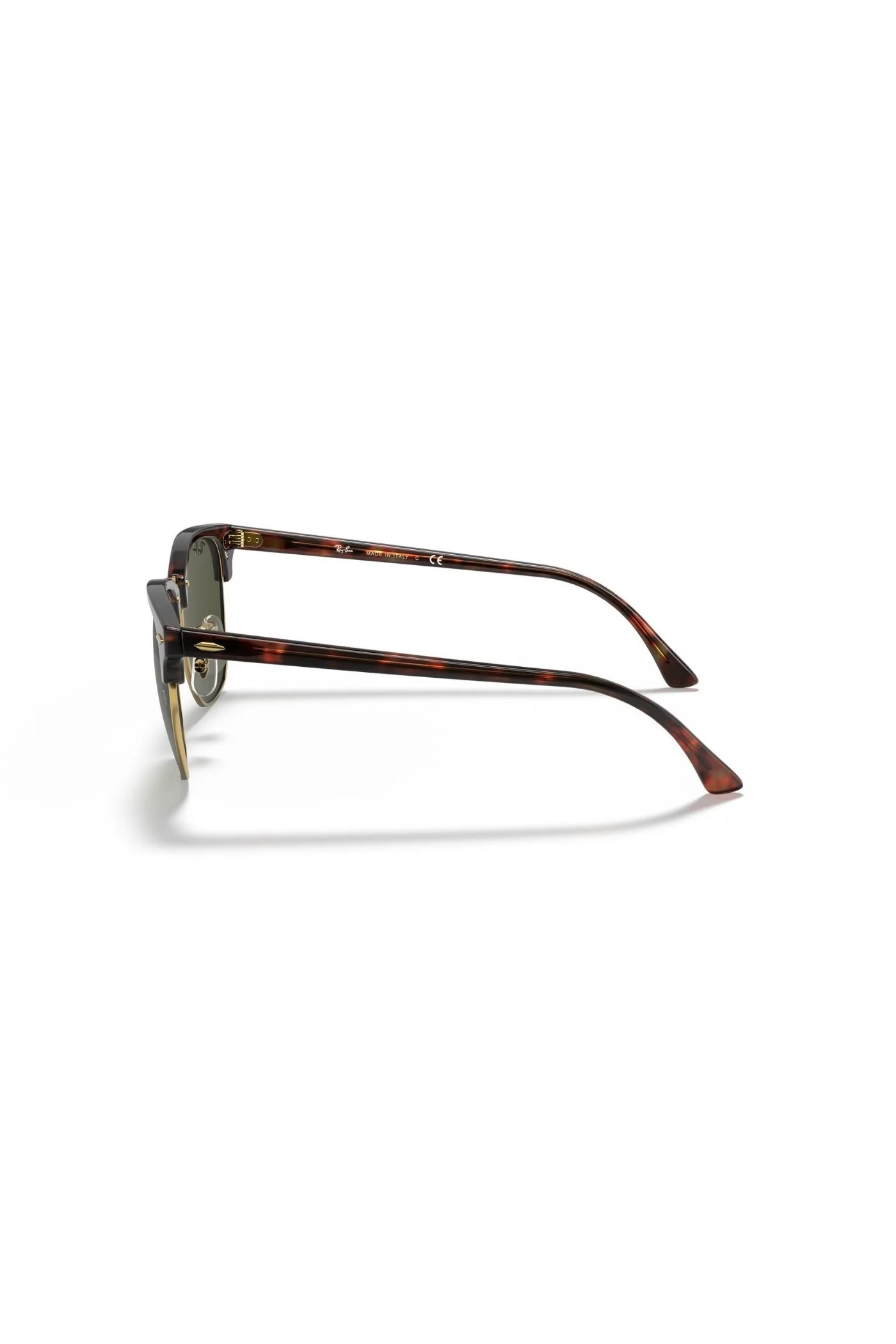 Tortoise Square Frame/Green Lens - Brown - Image 3