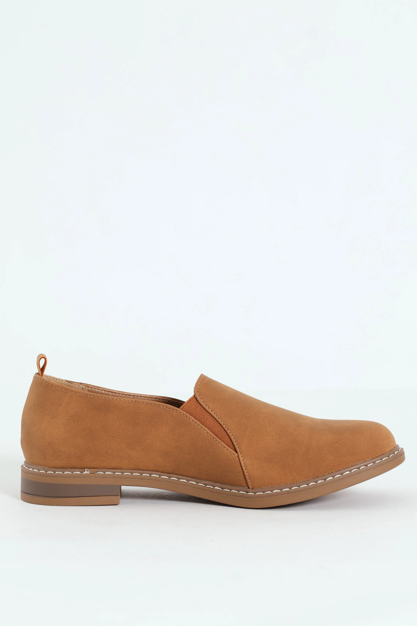 Toulose 2 High Cut Side Gusset Loafer - Camel - Image 2