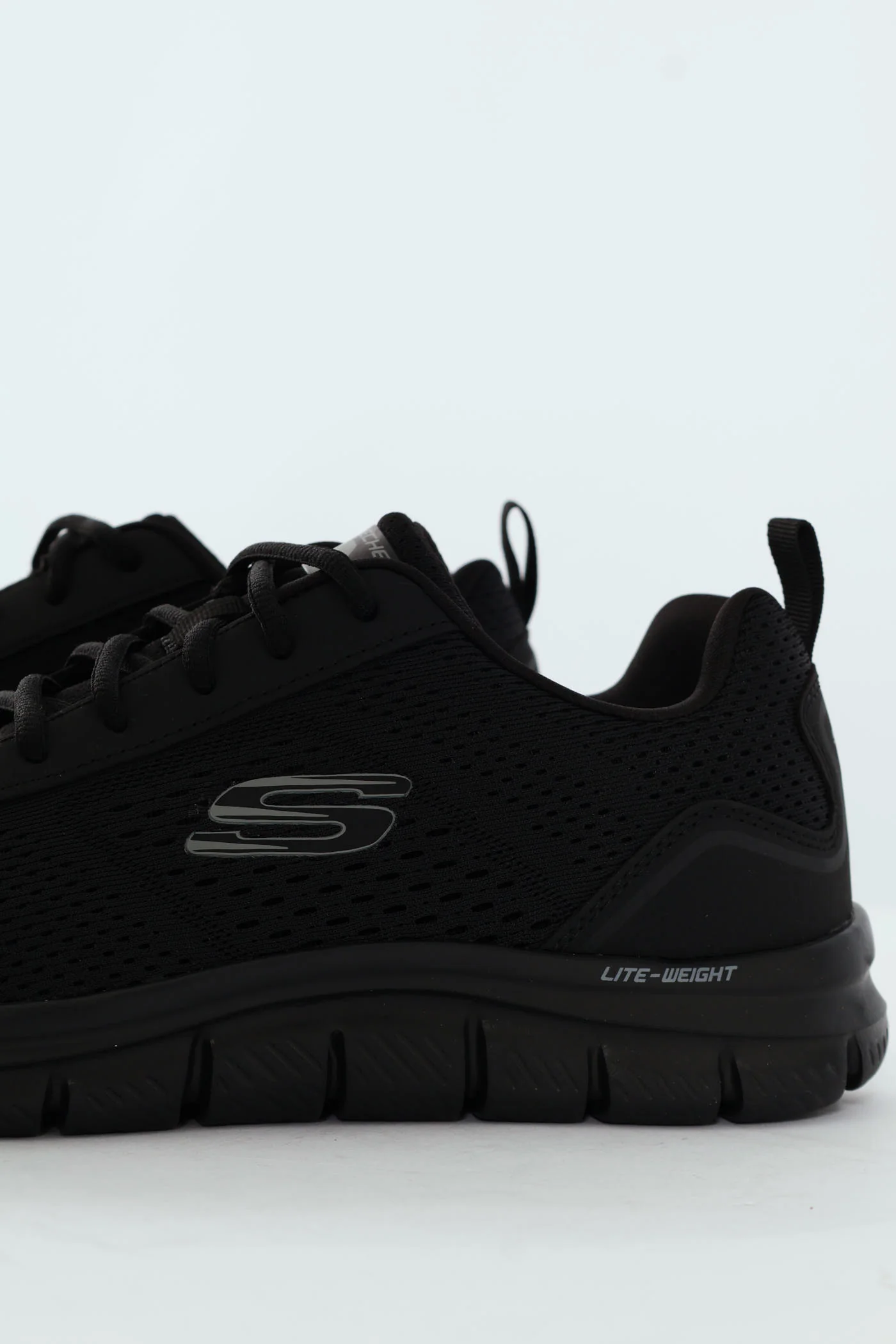 Track Lace Up Trainer - Black - Image 7