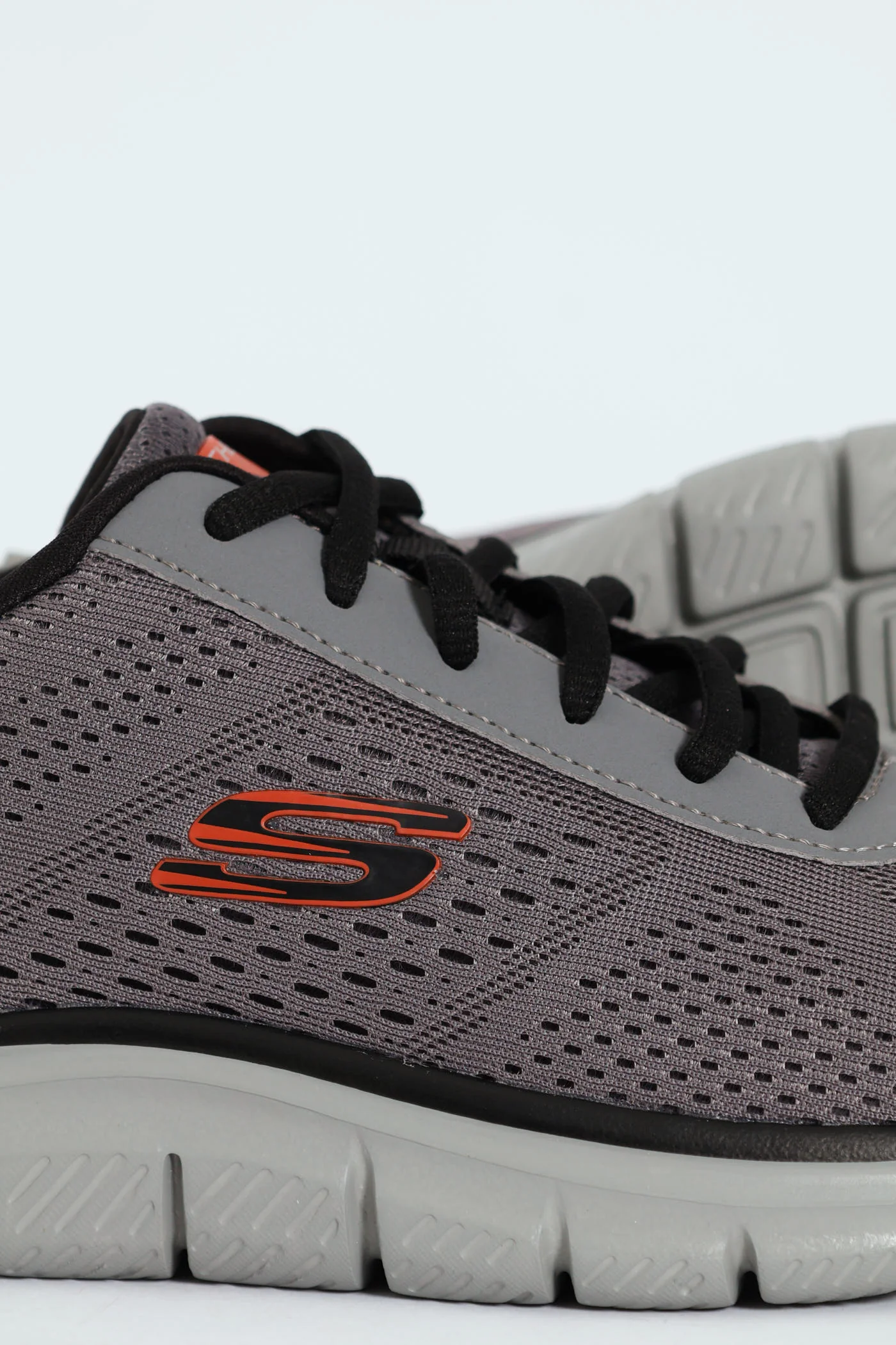 Track Lace Up Trainer - Grey - Image 2