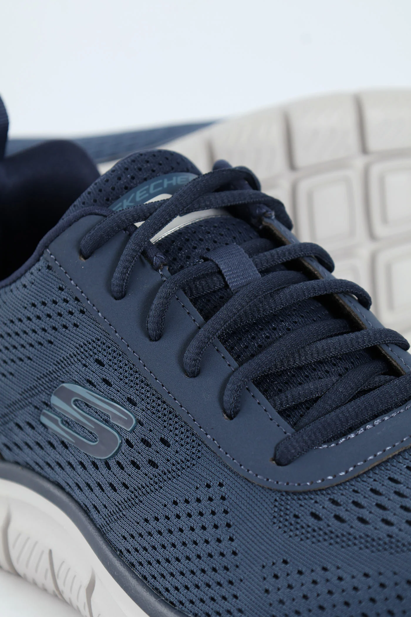 Track Lace Up Trainer - Navy - Image 5