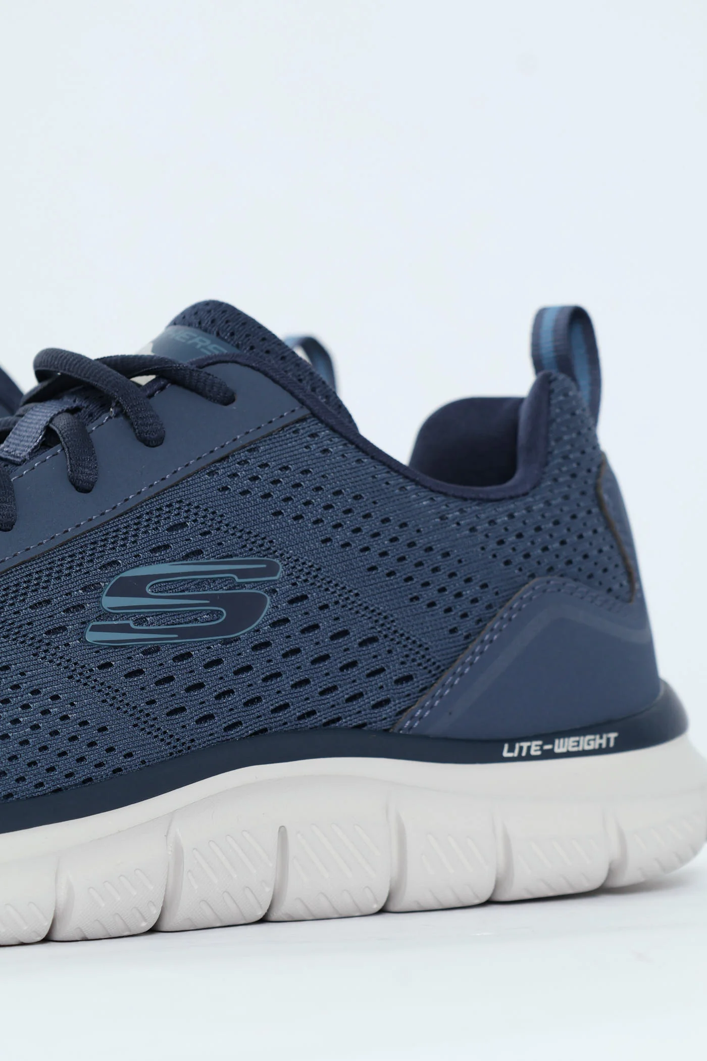 Track Lace Up Trainer - Navy - Image 6
