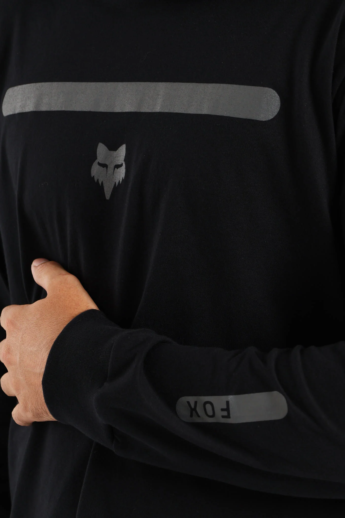 Transitional Hood Track Top - Black - Image 2