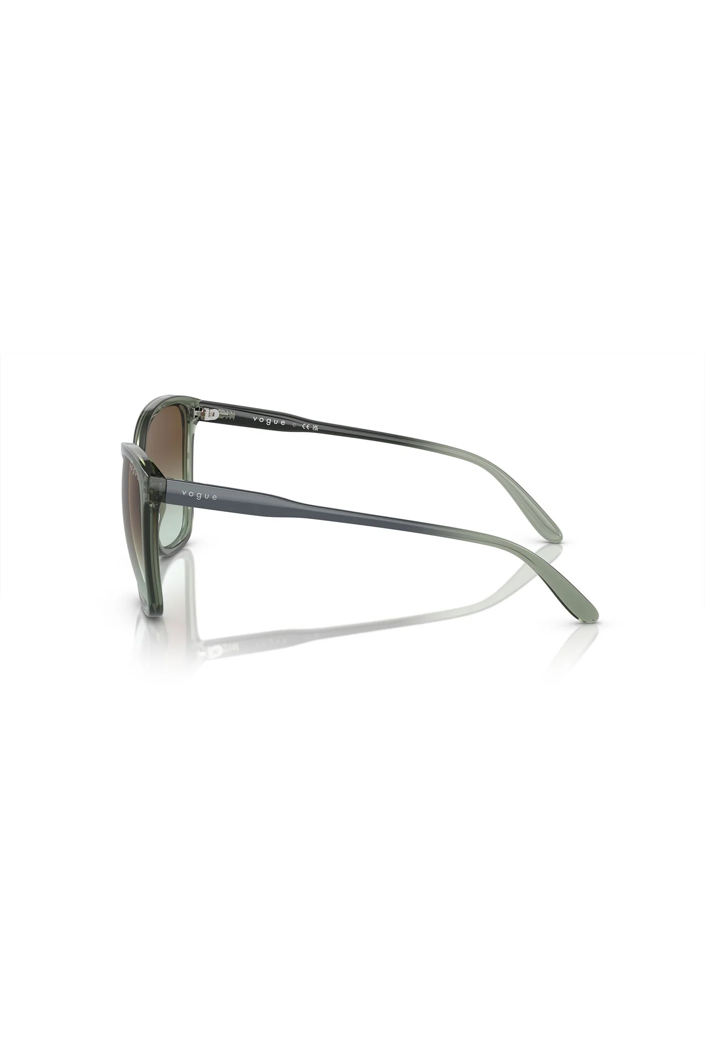Transparent Mallard Butterfly Sunglasses - Green - Image 2