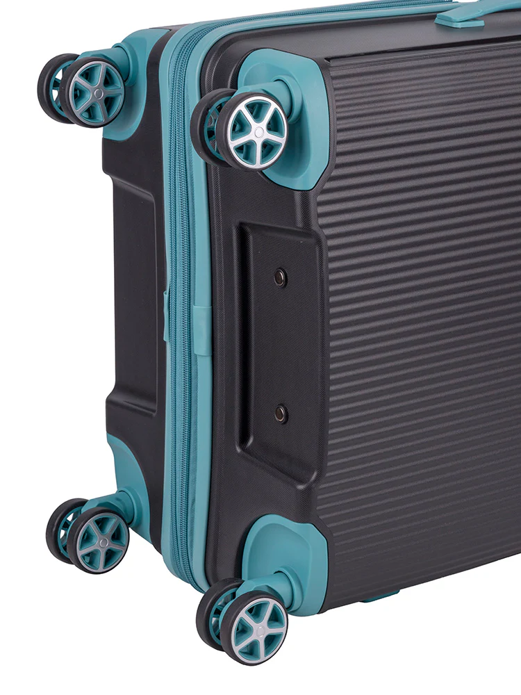 Traveler Medium Trolley Case - Black/Blue - Image 5