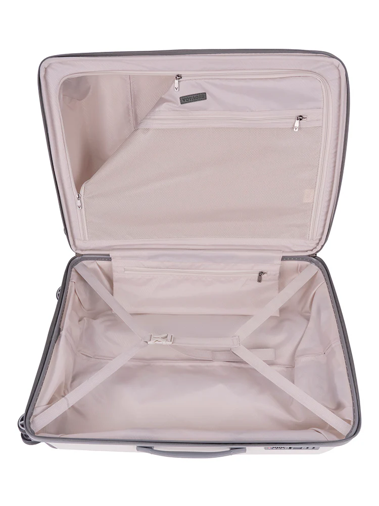 Traveler Medium Trolley Case - White/Grey - Image 2