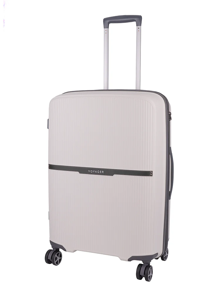 Traveler Medium Trolley Case - White/Grey - Image 3
