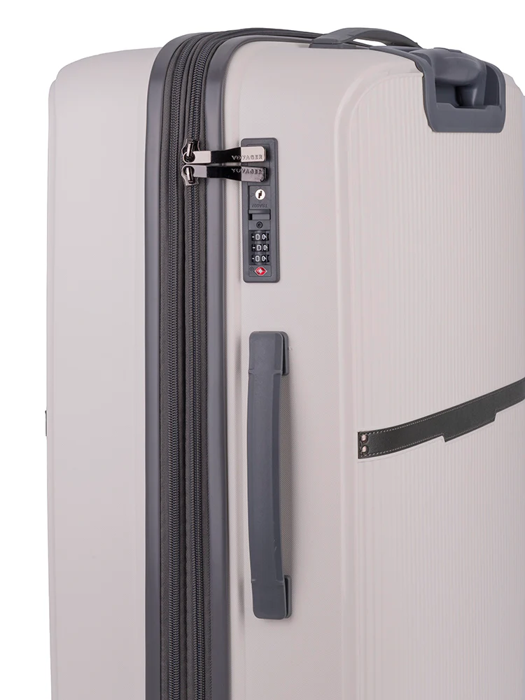 Traveler Medium Trolley Case - White/Grey - Image 4