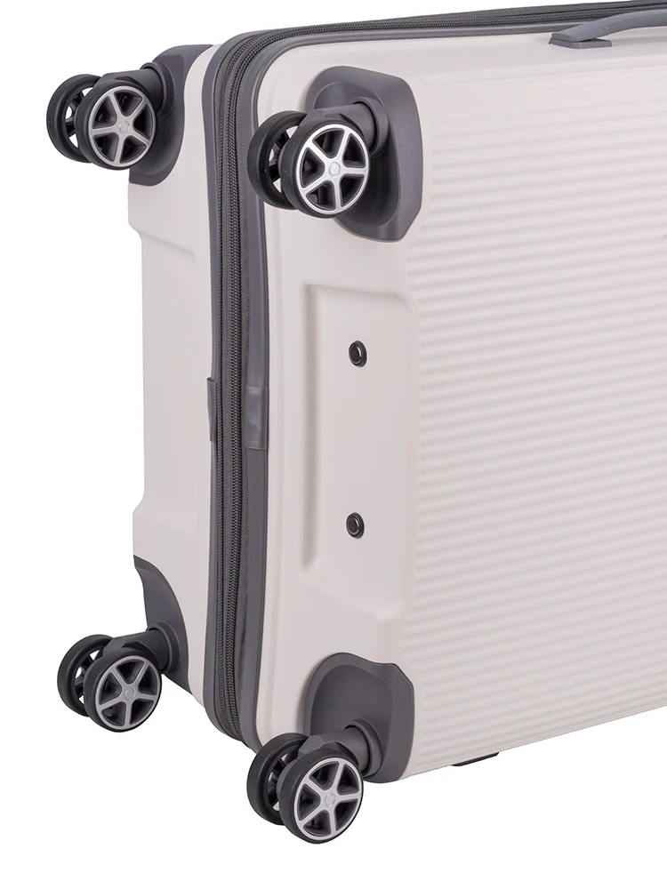 Traveler Medium Trolley Case - White/Grey - Image 5