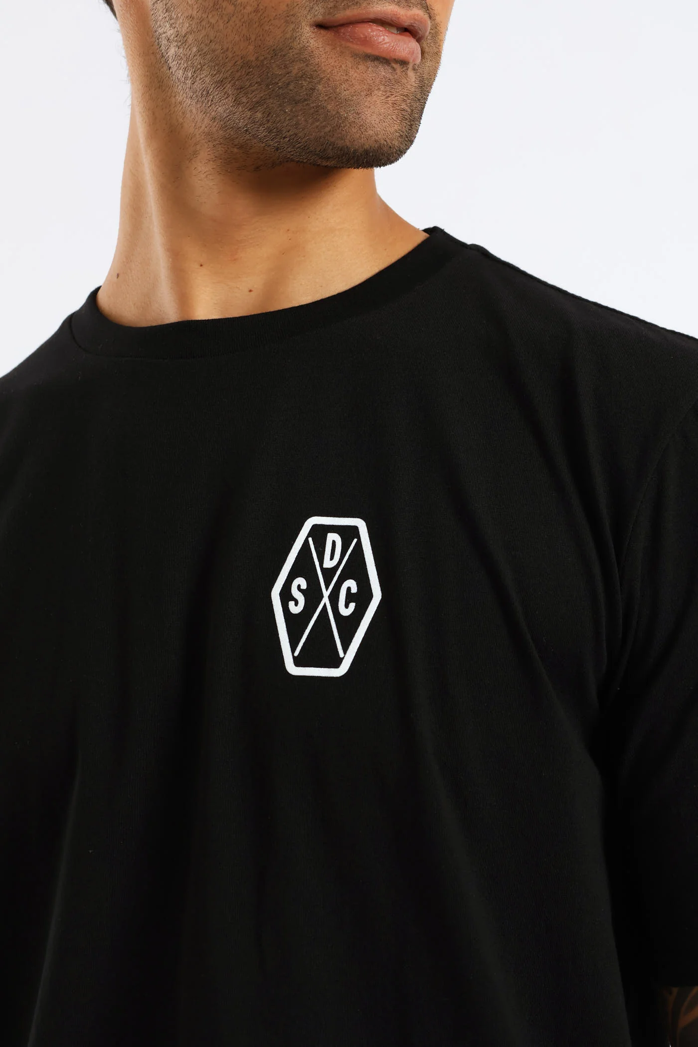 Tread Front & Back Tee - Black - Image 6