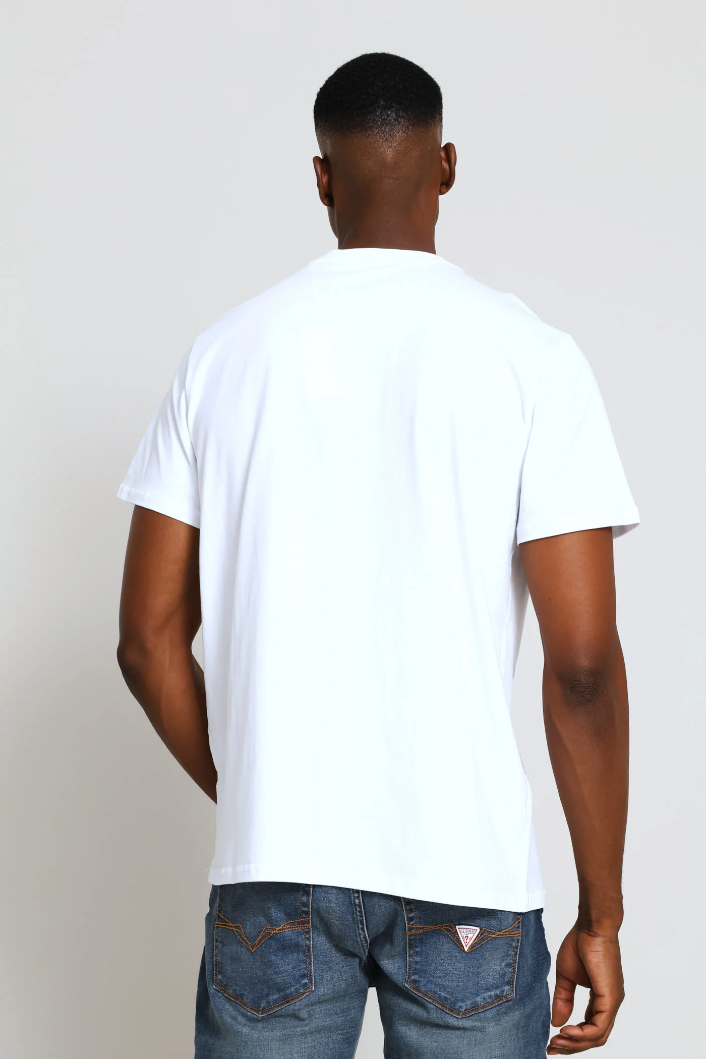 Triangle Logo Tee - White - Image 4
