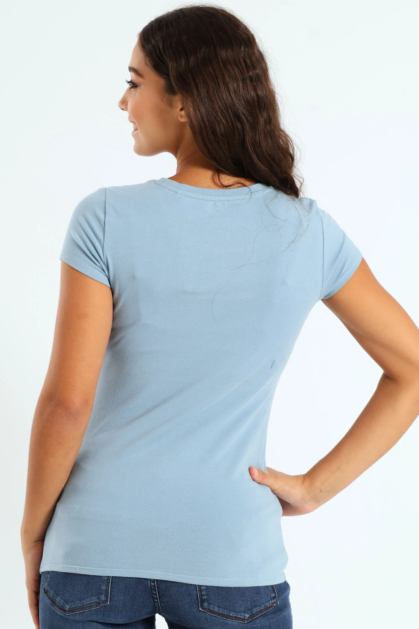 Triangle Maze R3 Tee - Light Blue - Image 2
