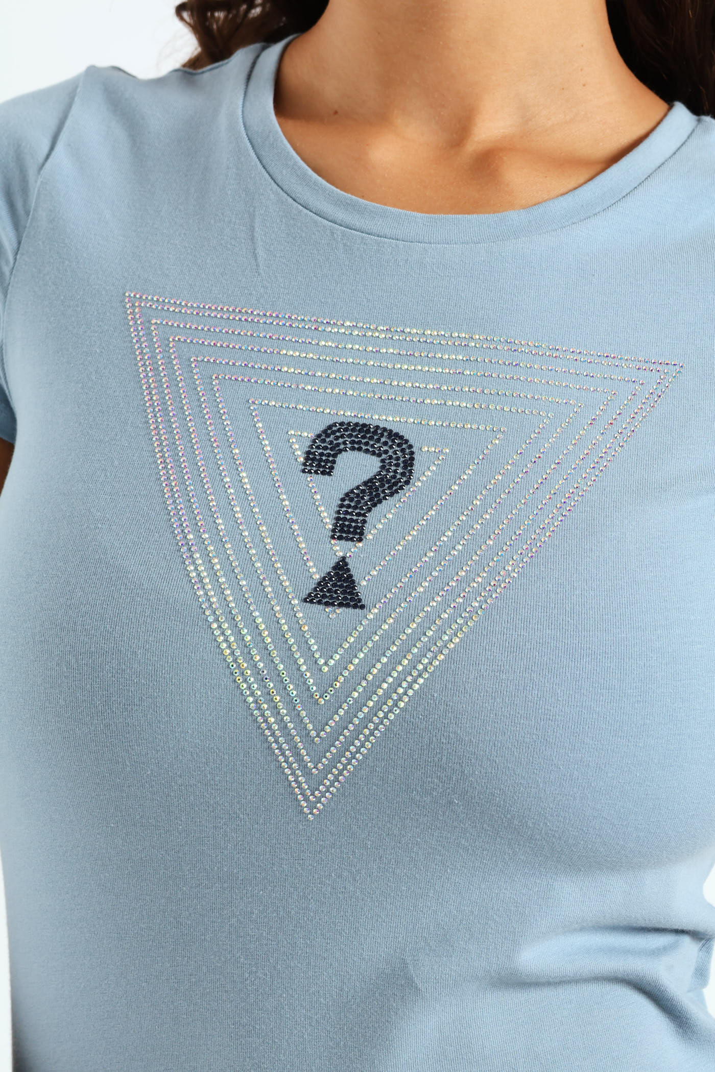 Triangle Maze R3 Tee - Light Blue - Image 4