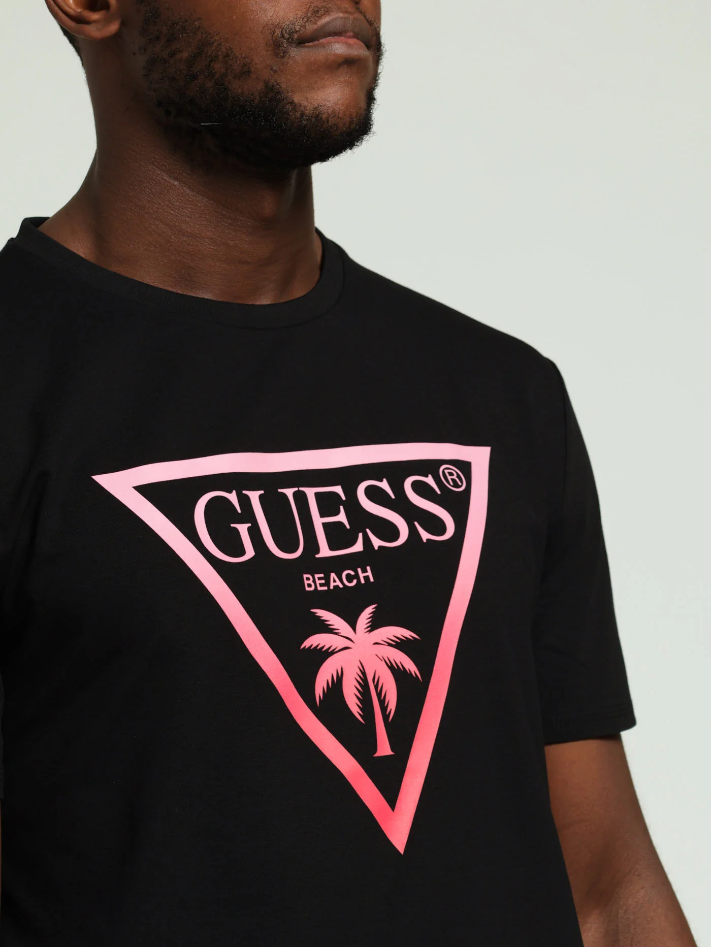 Triangle Palm Tee - Black - Image 2