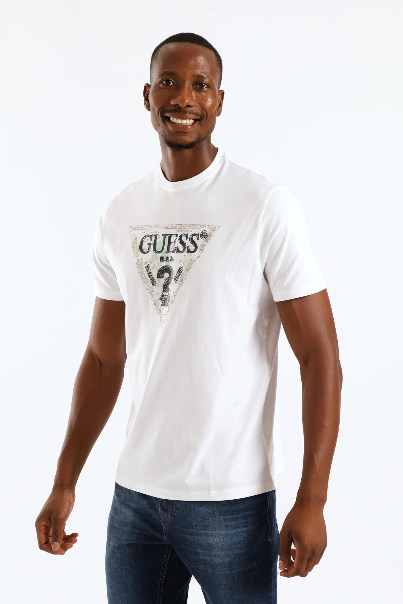 Triangle Tee - White - Image 4