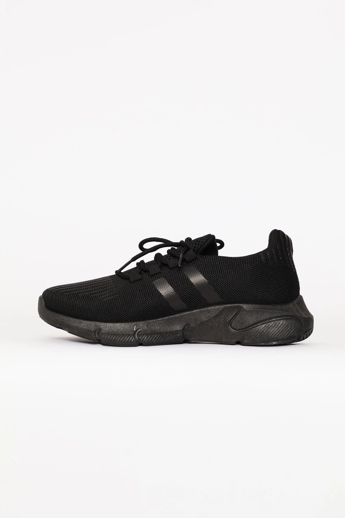 Trim Lace Up Sneaker - Black - Image 2