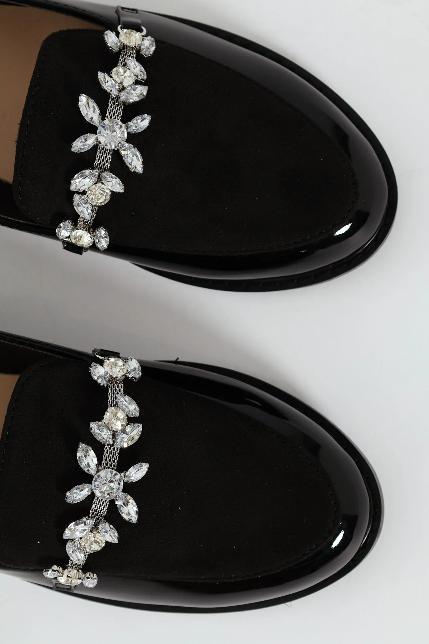 Trim Multi Fabric Loafer - Black - Image 2