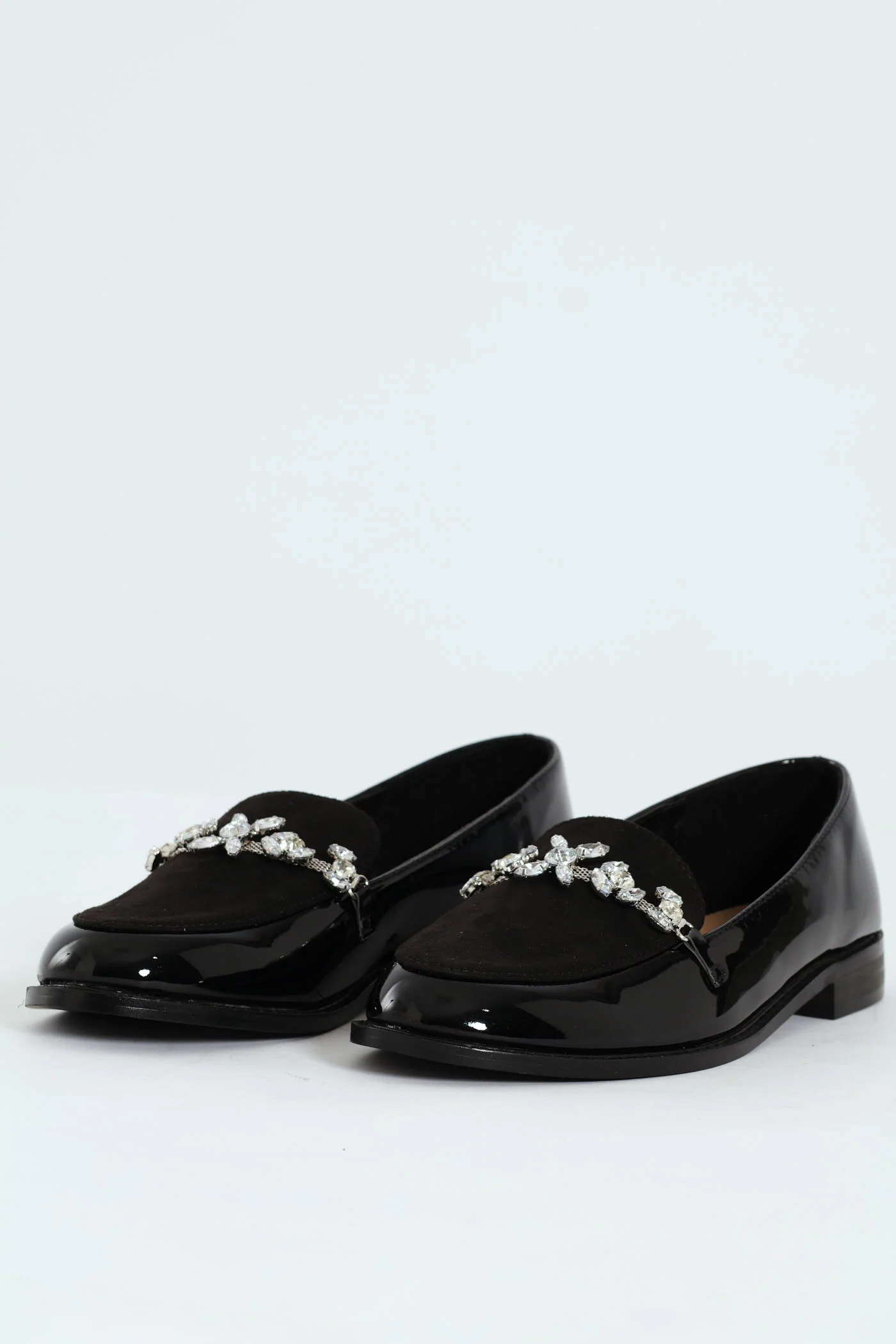 Trim Multi Fabric Loafer - Black - Image 4