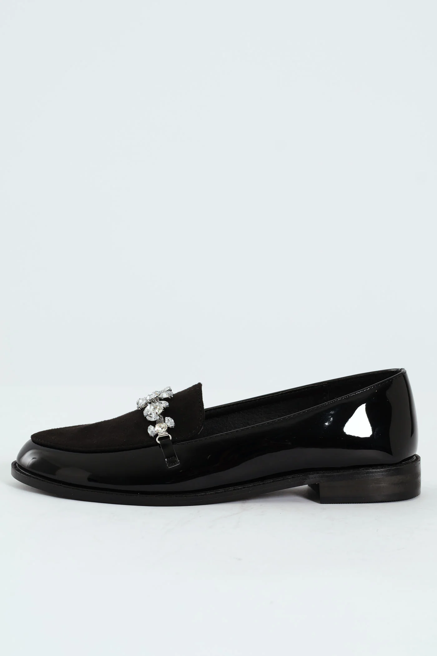 Trim Multi Fabric Loafer - Black - Image 6