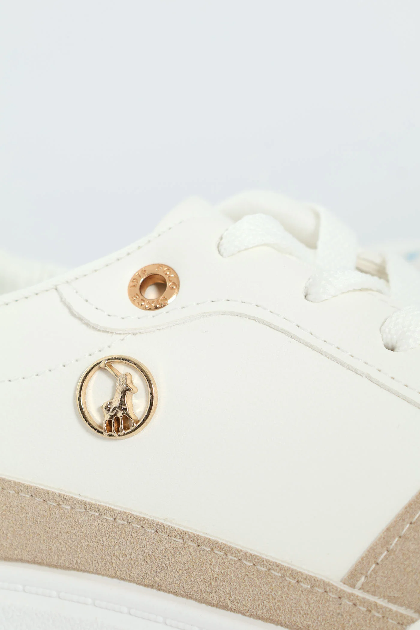 Trim Platform Lace Up Sneaker - White - Image 2