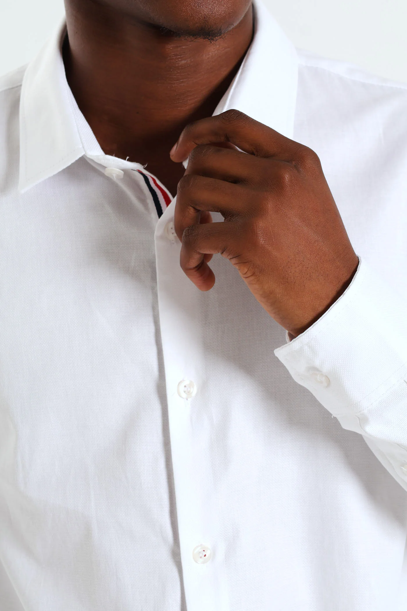 Trimmed Shirt - White - Image 5