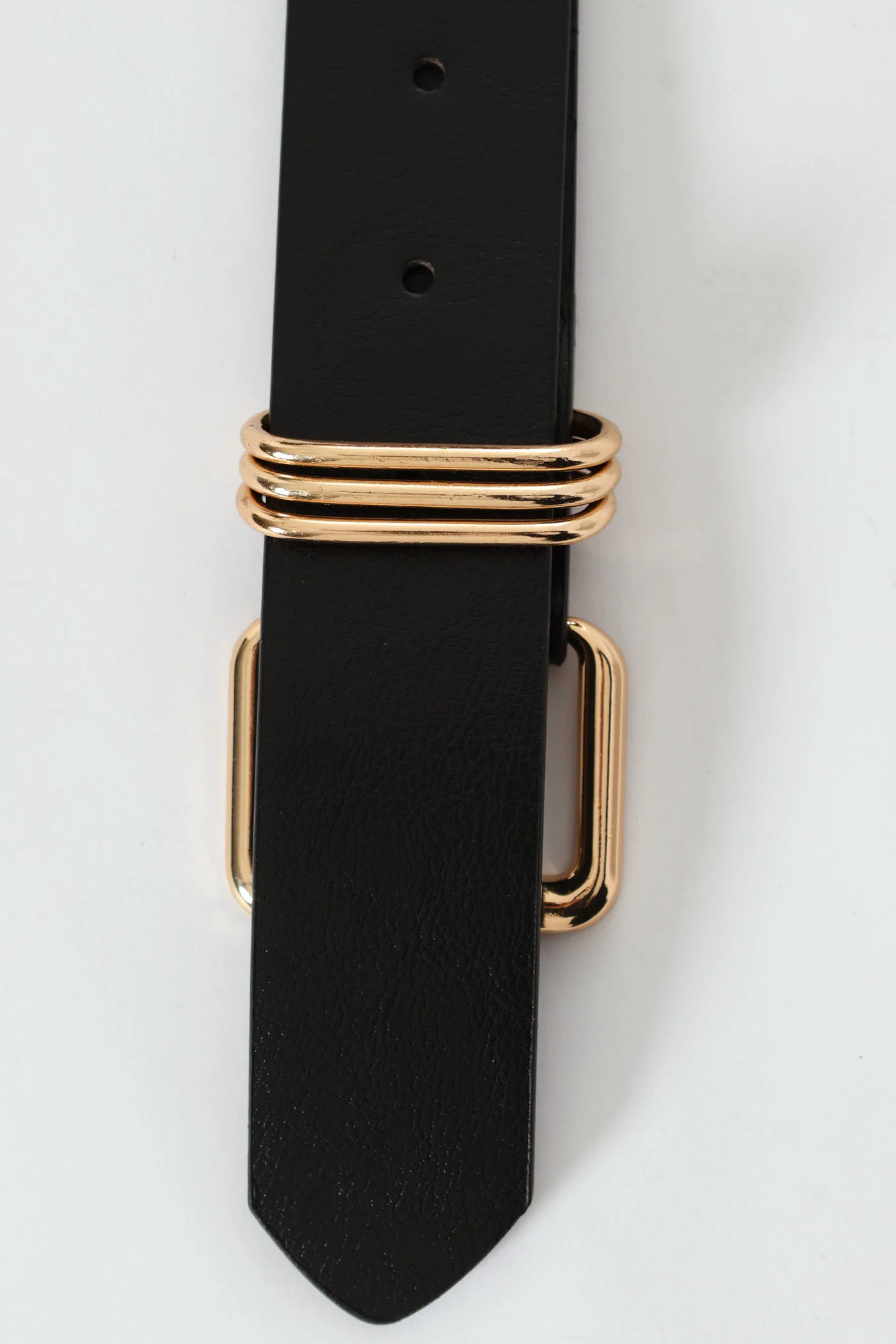Triple Metal Puller Belt - Black - Image 2