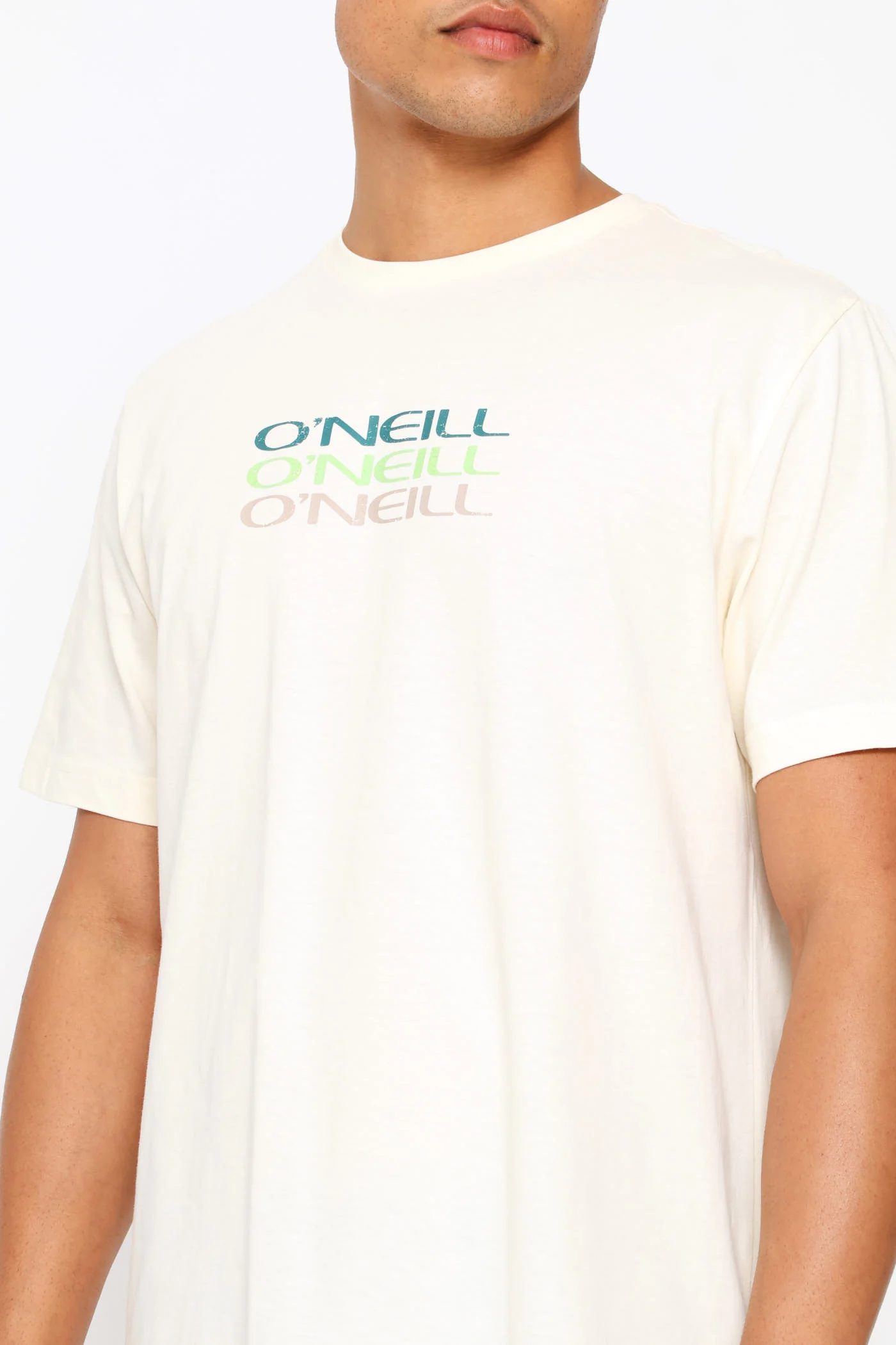 Triple Stack Tee - Off White - Image 2