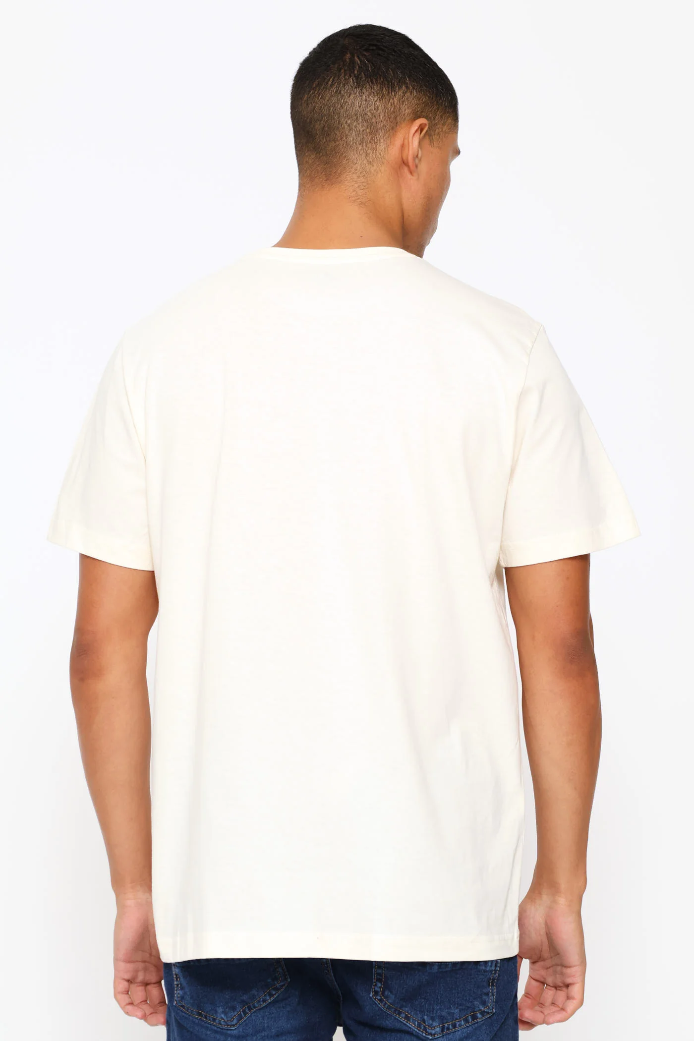 Triple Stack Tee - Off White - Image 5