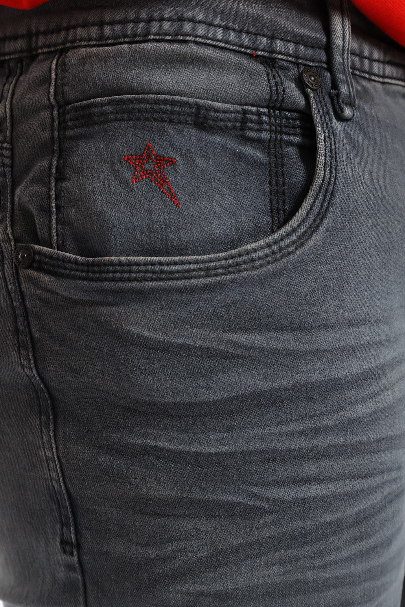 Trooper Skinny Denim - Anthracite - Image 2