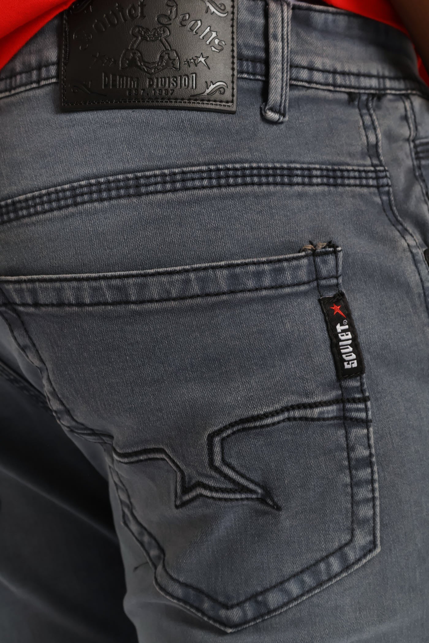 Trooper Skinny Denim - Anthracite - Image 6