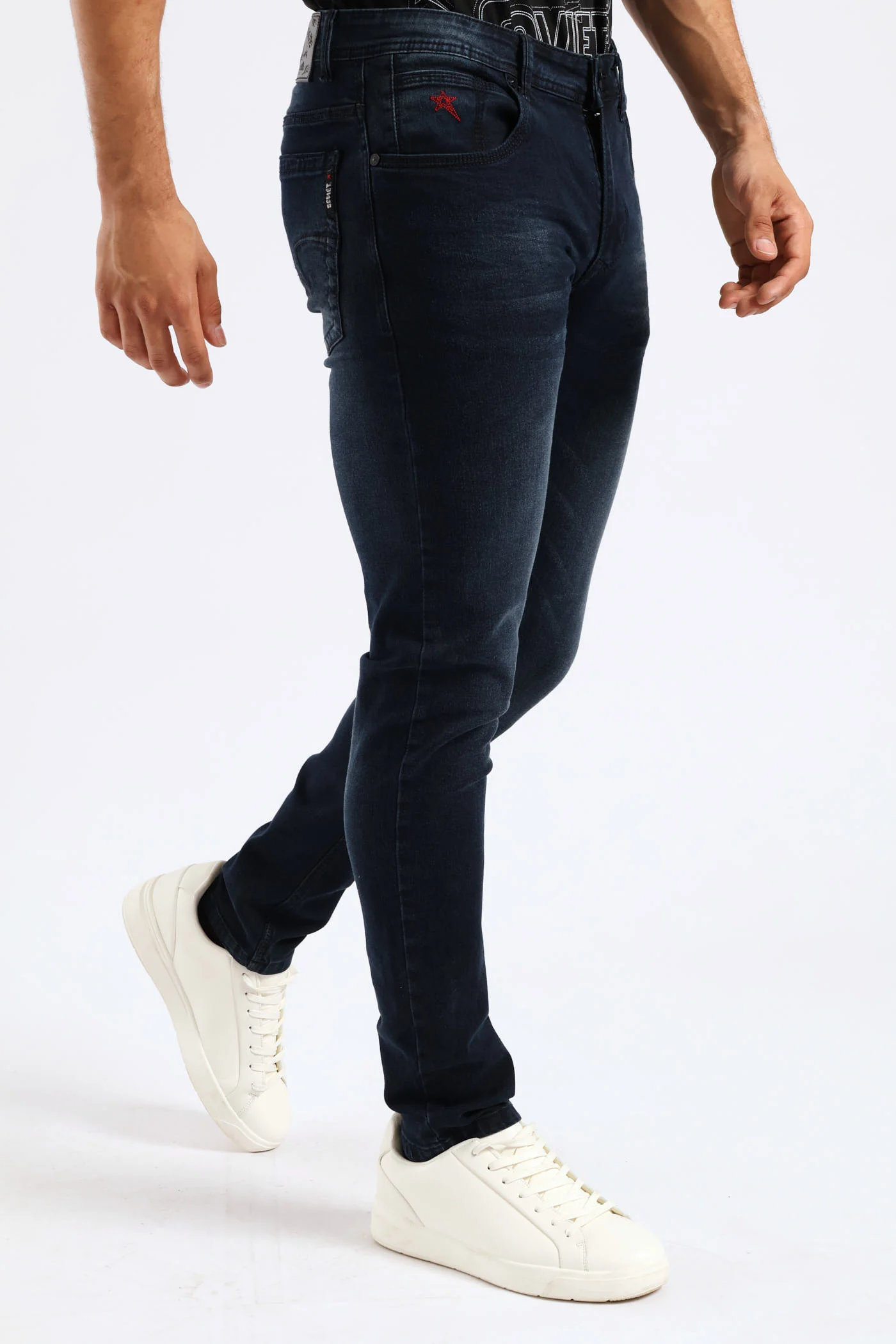 Trooper Skinny Denim - Blue/Black - Image 2