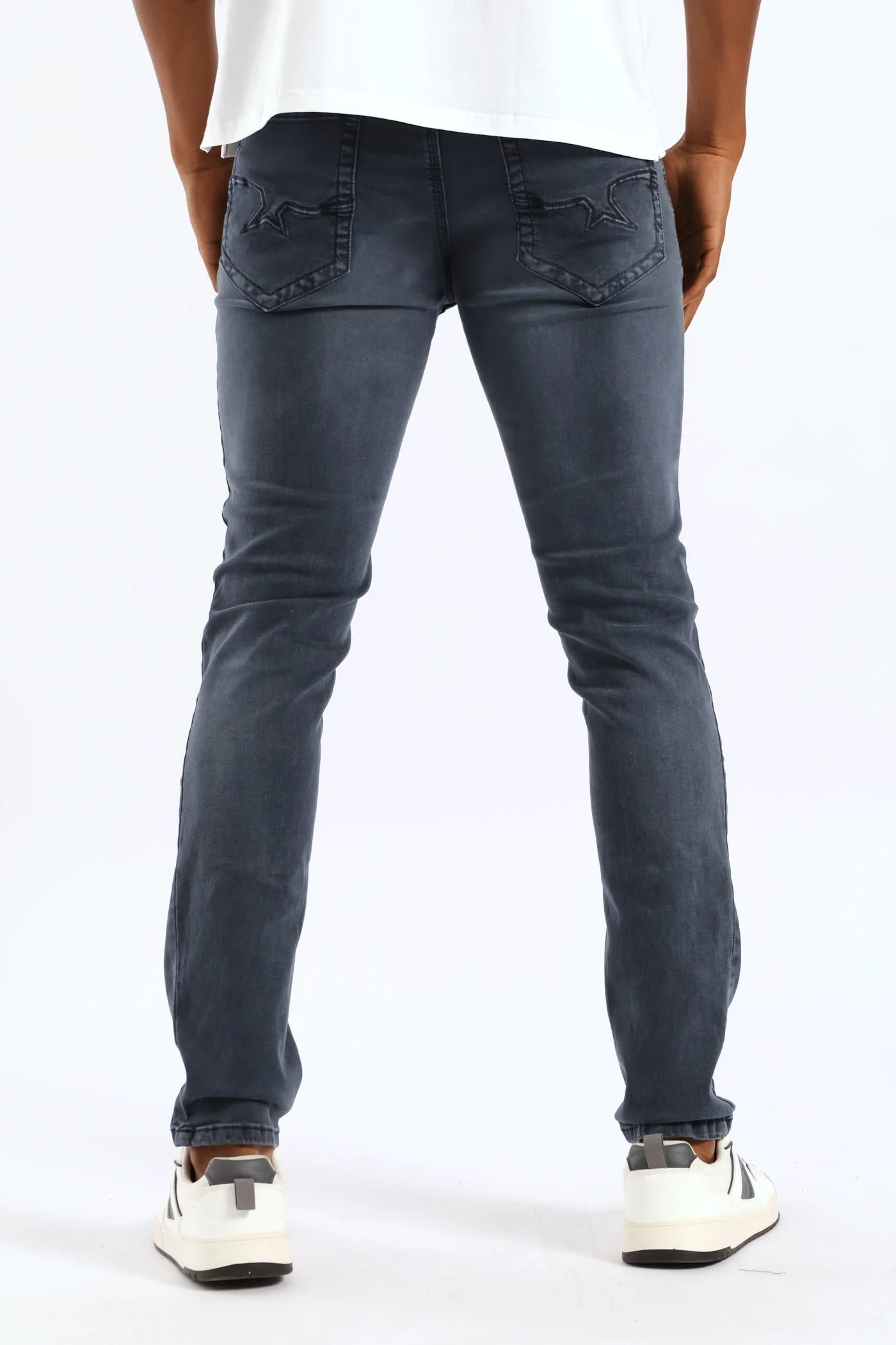 Trooper Skinny Denim - Petrol - Image 4