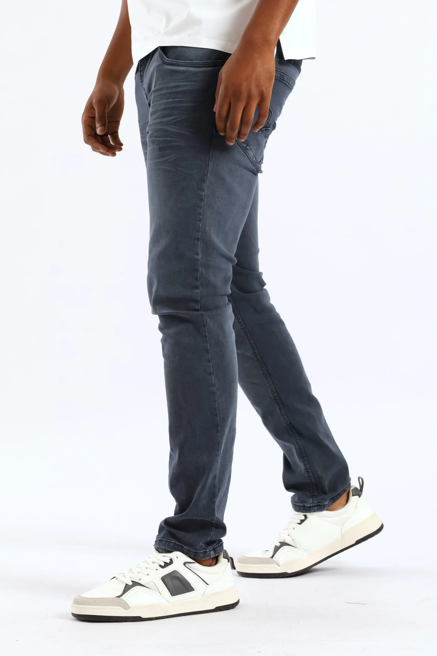 Trooper Skinny Denim - Petrol - Image 5