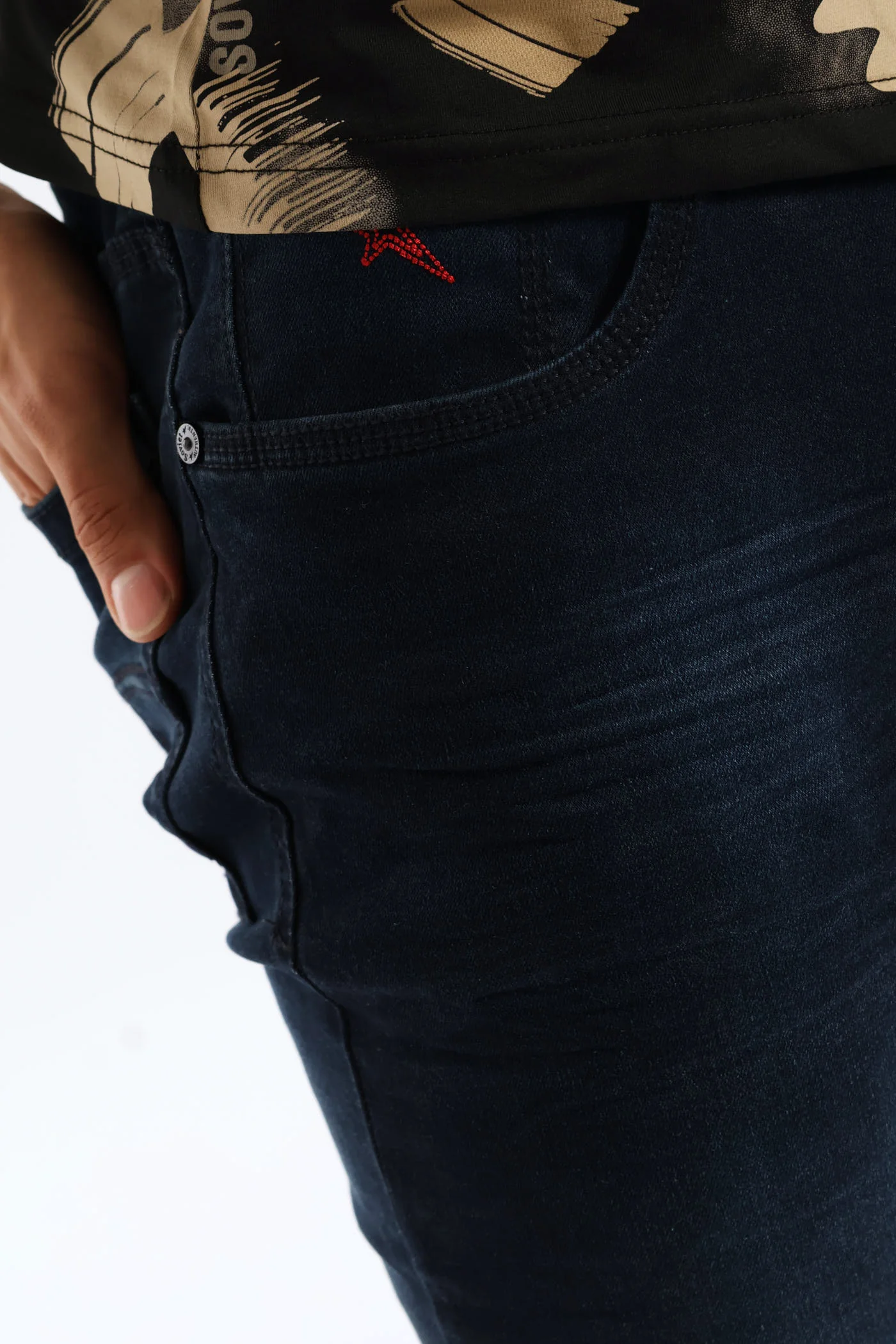 Trooper Slim Denim - Blue/Black - Image 2