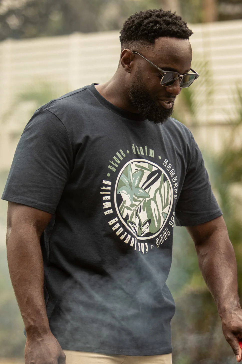 Tropical Journey Tee - Navy - Image 3