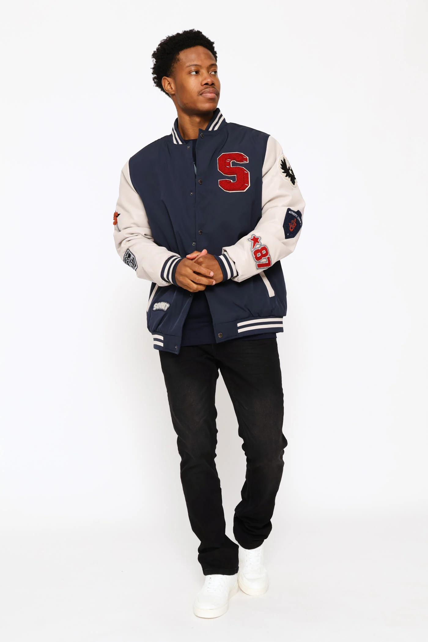 Troyden Jacket - Navy - Image 6