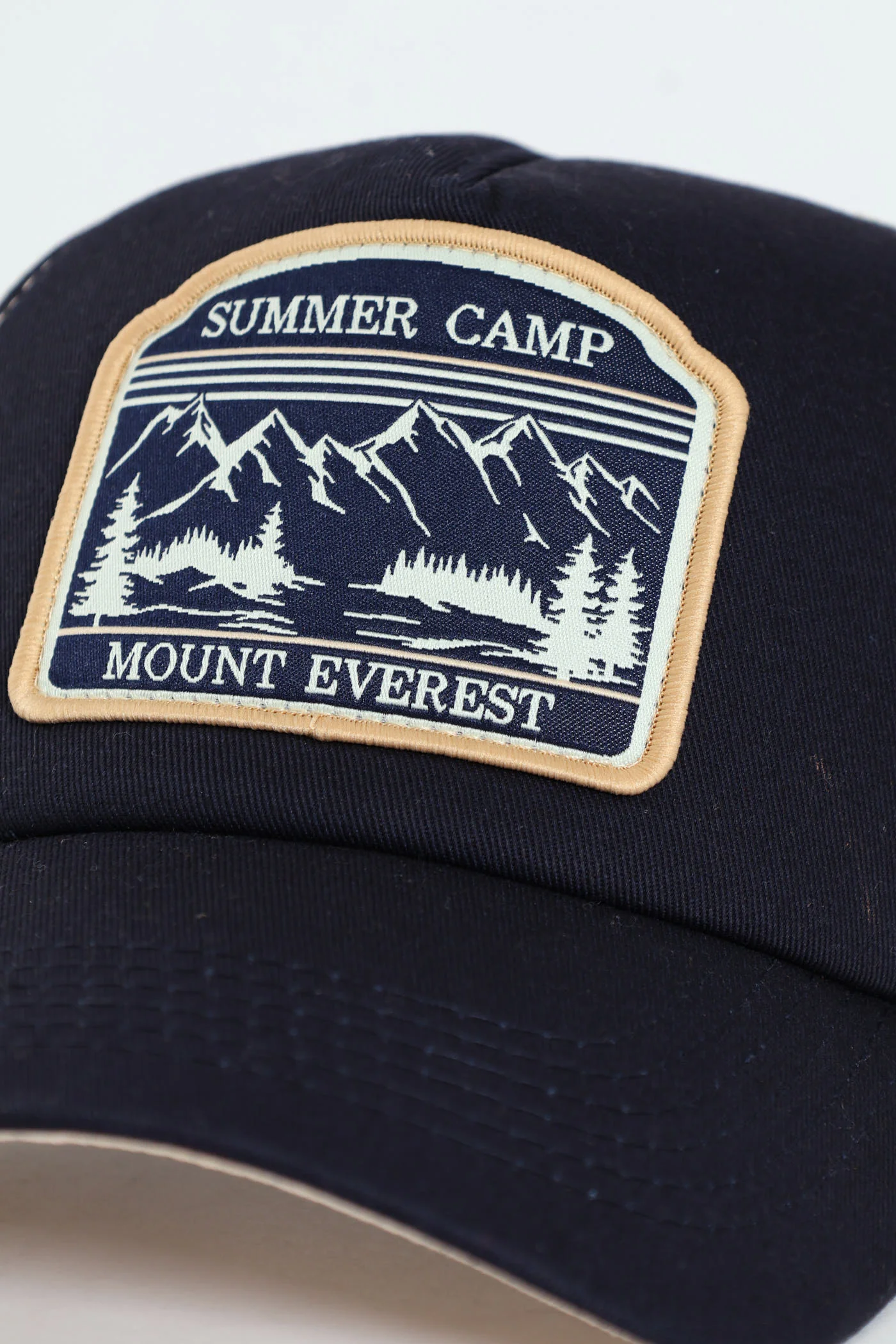 Trucker Applique Cap - Navy - Image 4