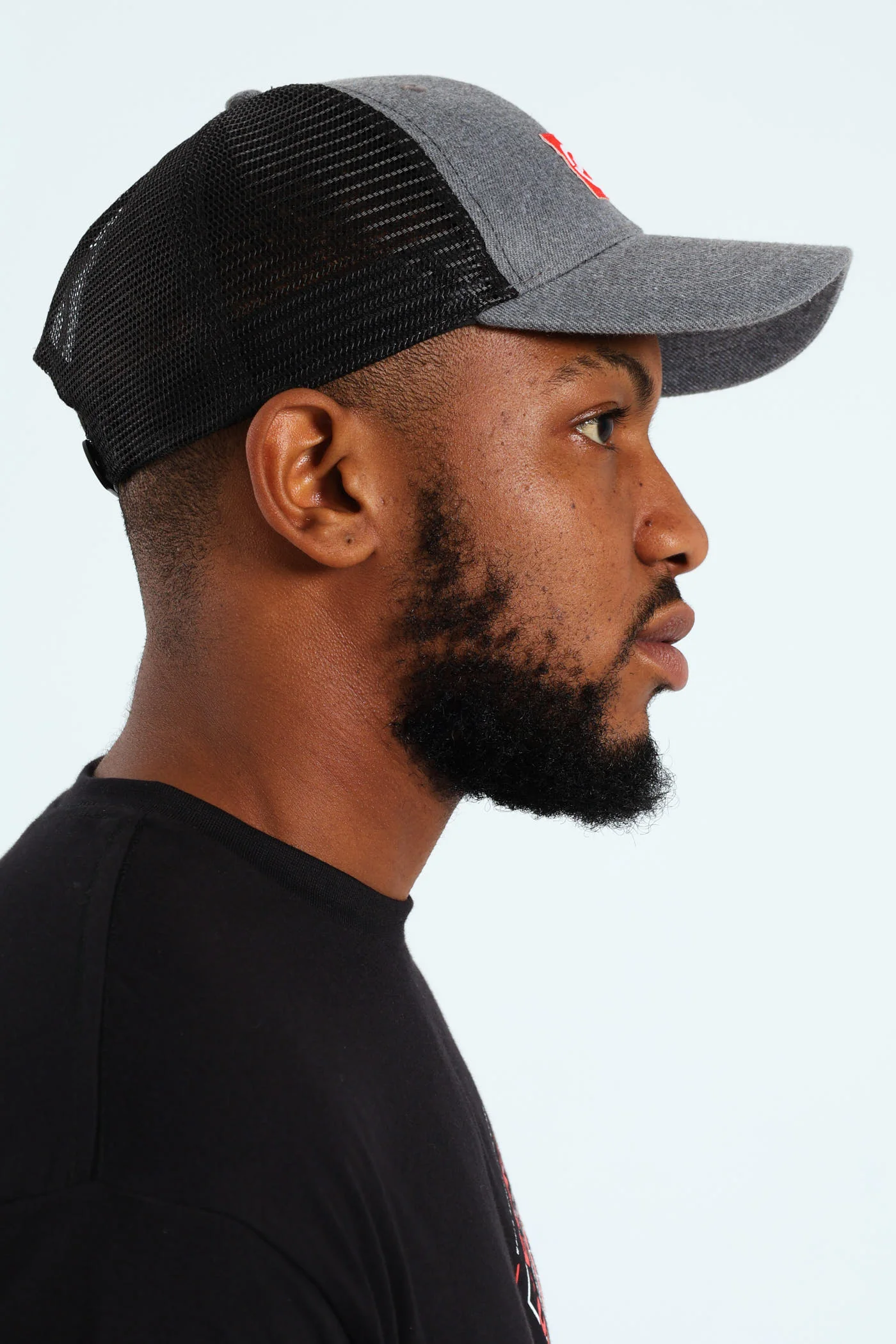 Trucker Cap - Black - Image 2