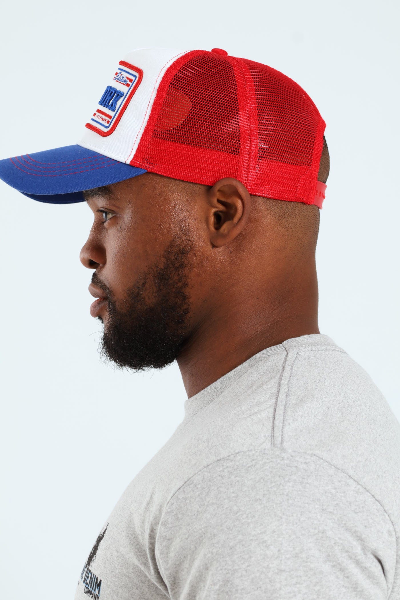 Trucker Cap - White/Red - Image 2