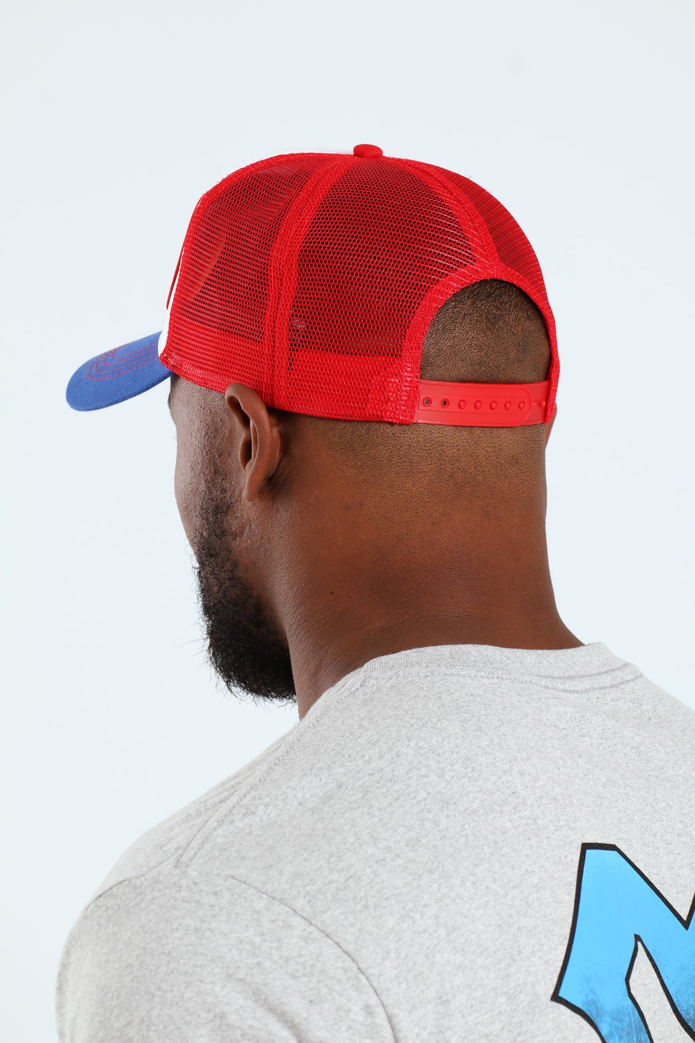 Trucker Cap - White/Red - Image 3