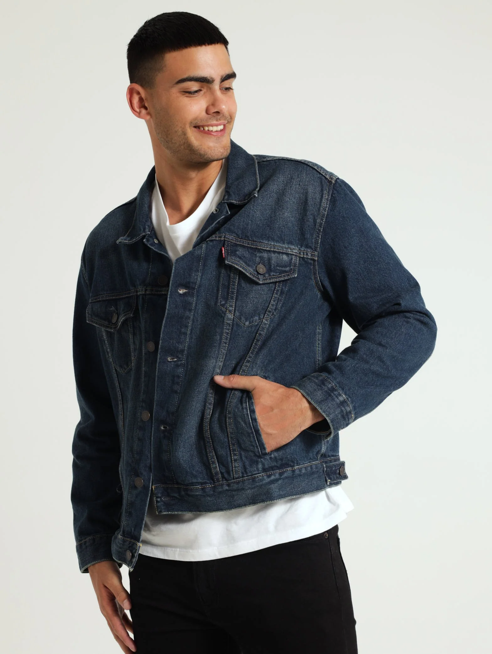 Trucker Jacket - Indigo - Image 2