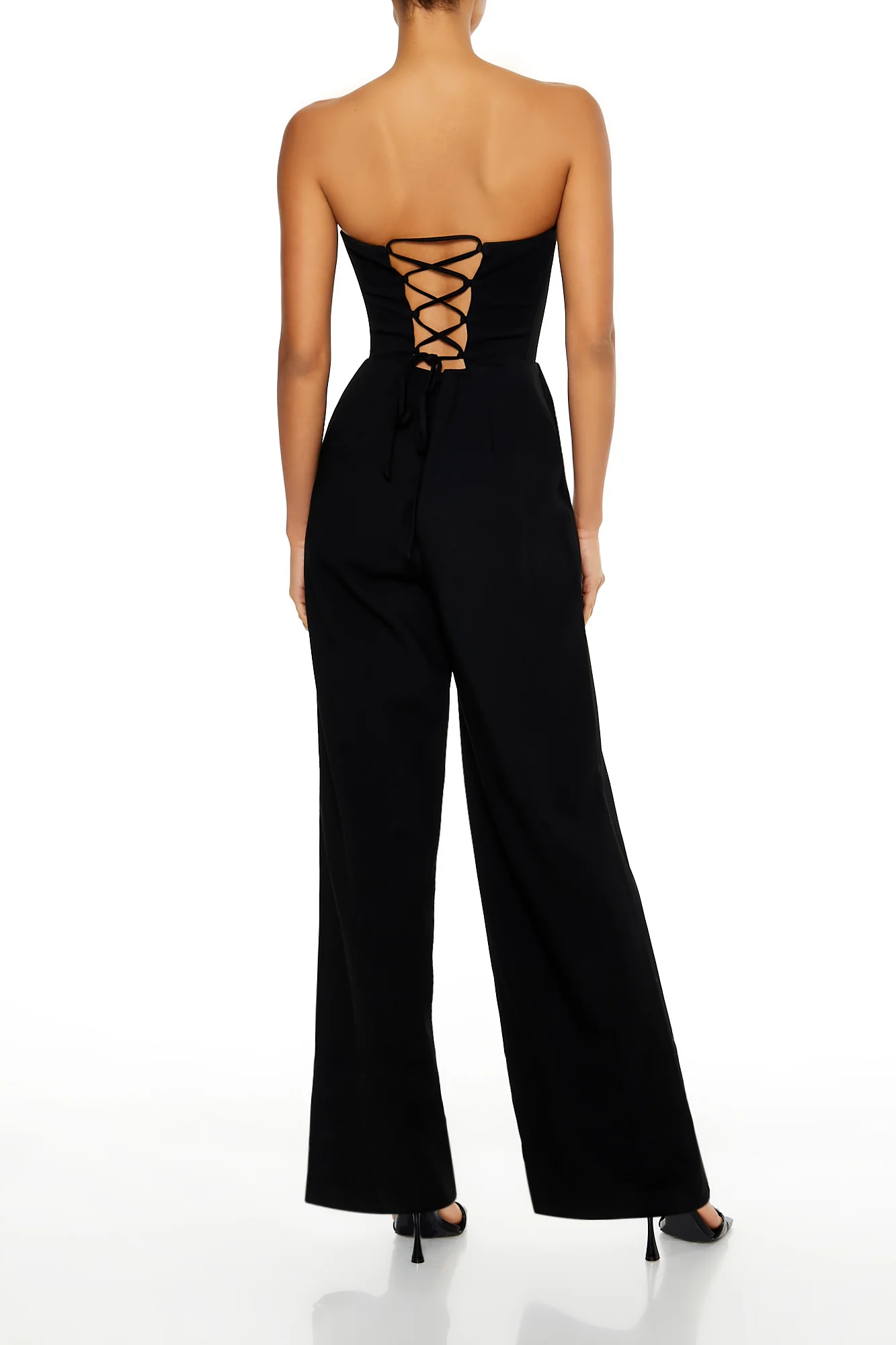 Tube Jumpsuit - Black - Image 2