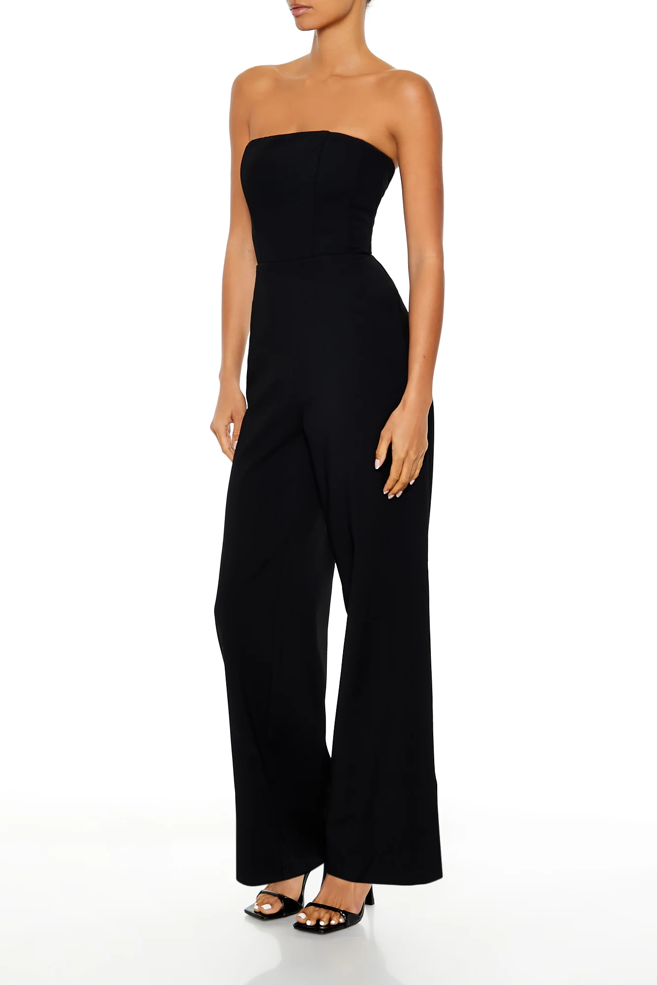Tube Jumpsuit - Black - Image 3