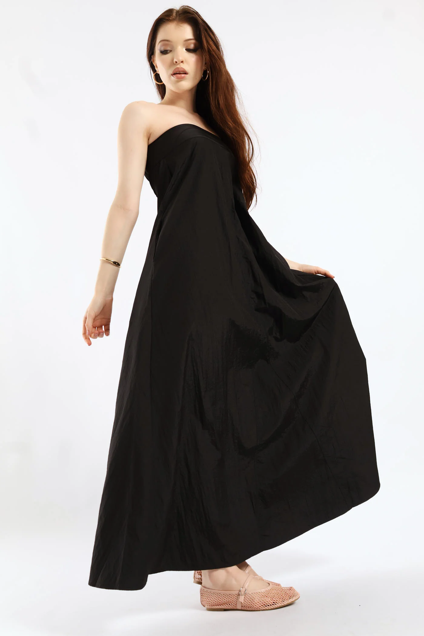 Tube Maxi Dress - Black - Image 2