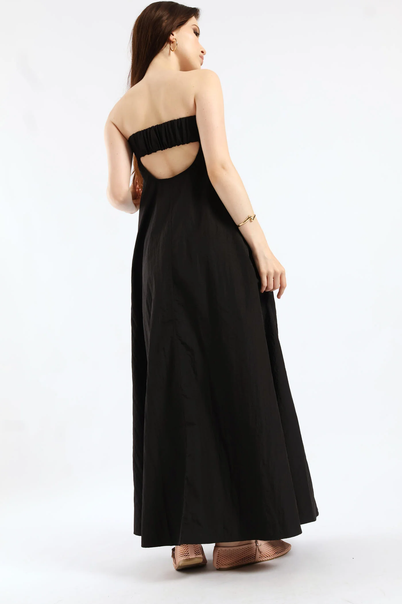 Tube Maxi Dress - Black - Image 3