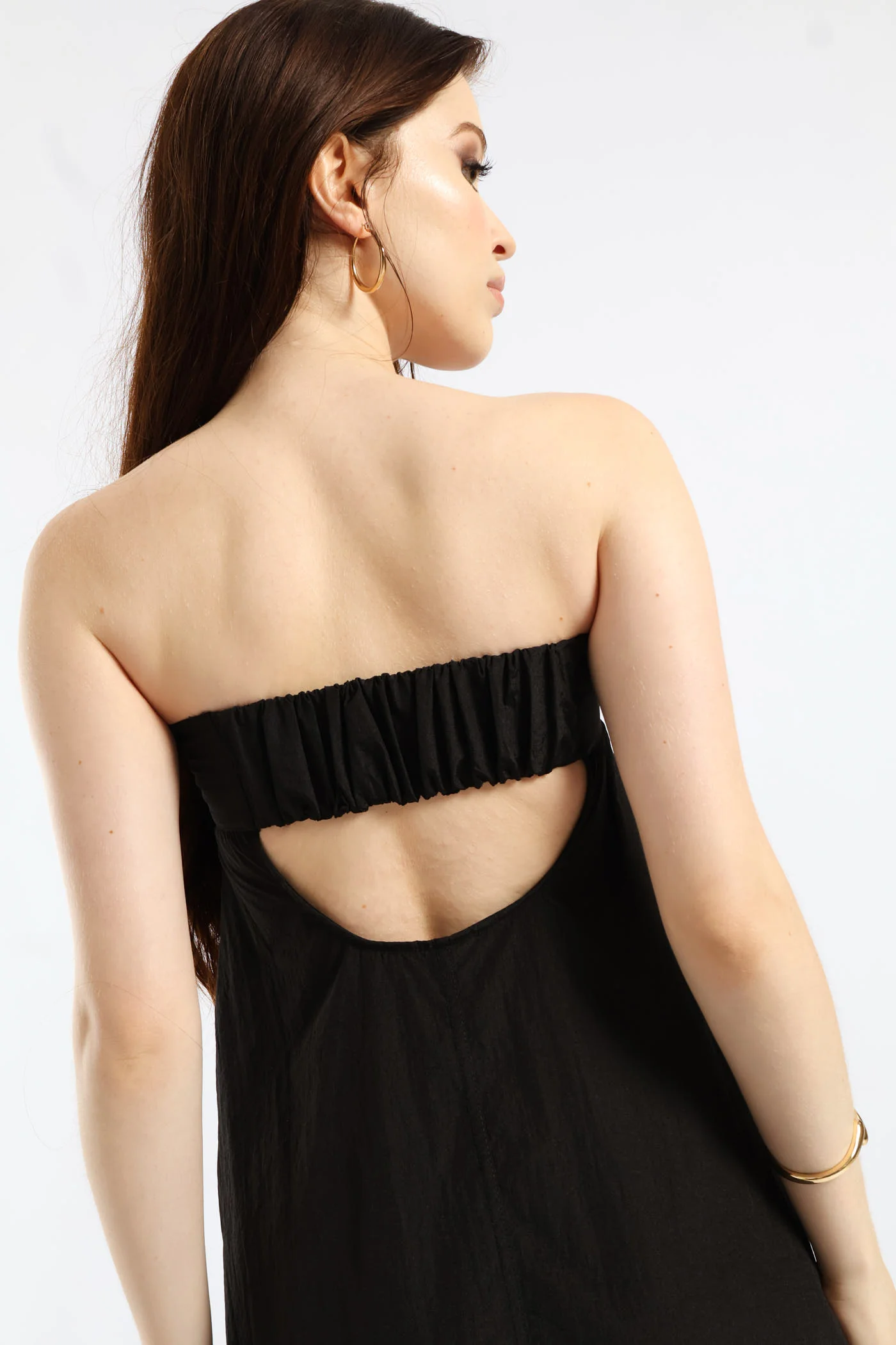 Tube Maxi Dress - Black - Image 4