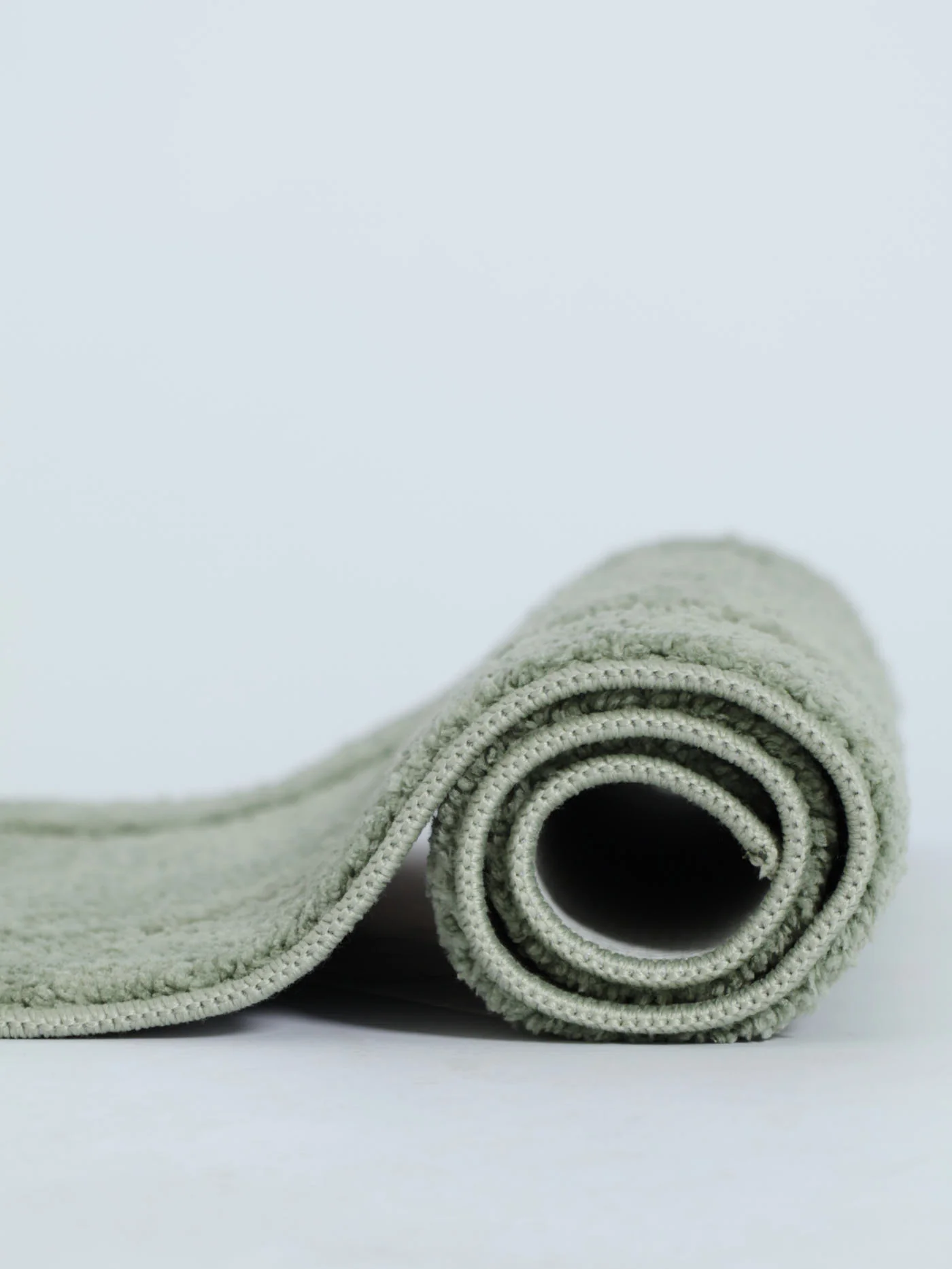 Tufted Border Small Bath Mat 1400GSM - Green - Image 3