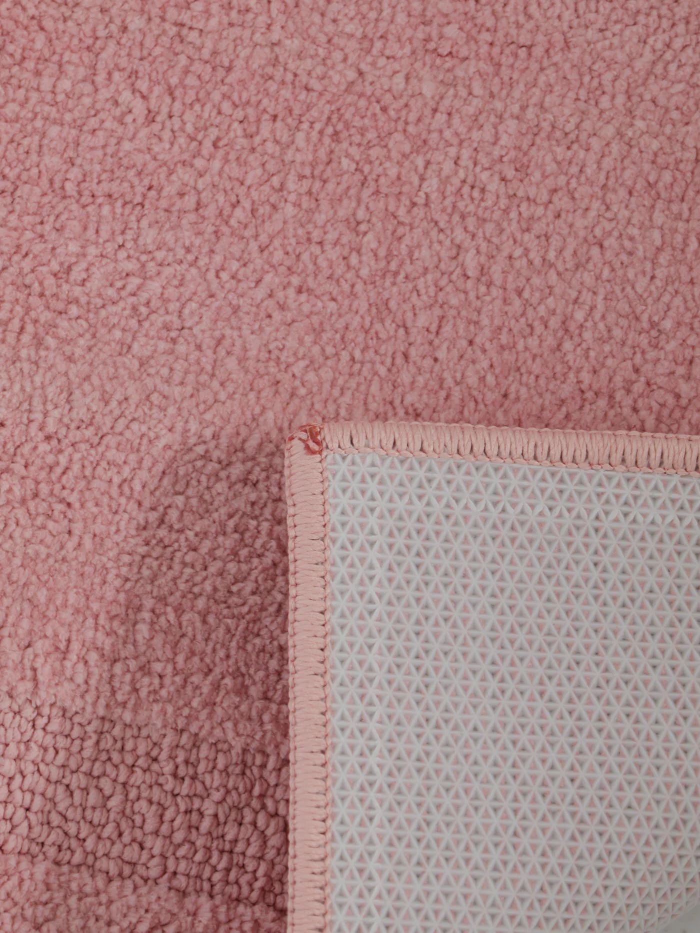 Tufted Border Small Bath Mat 1400GSM - Pink - Image 3
