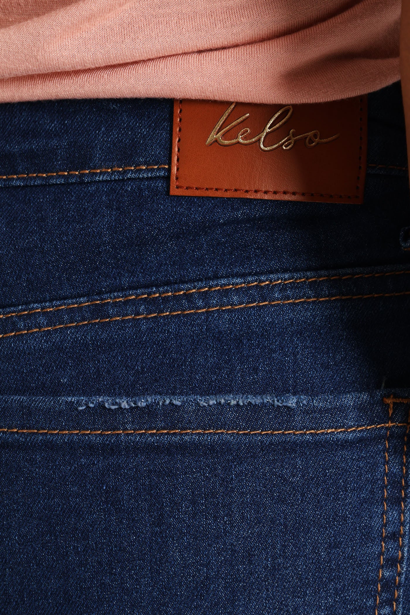 Turn Up Skinny Jean - Dark Wash Ink - Image 4