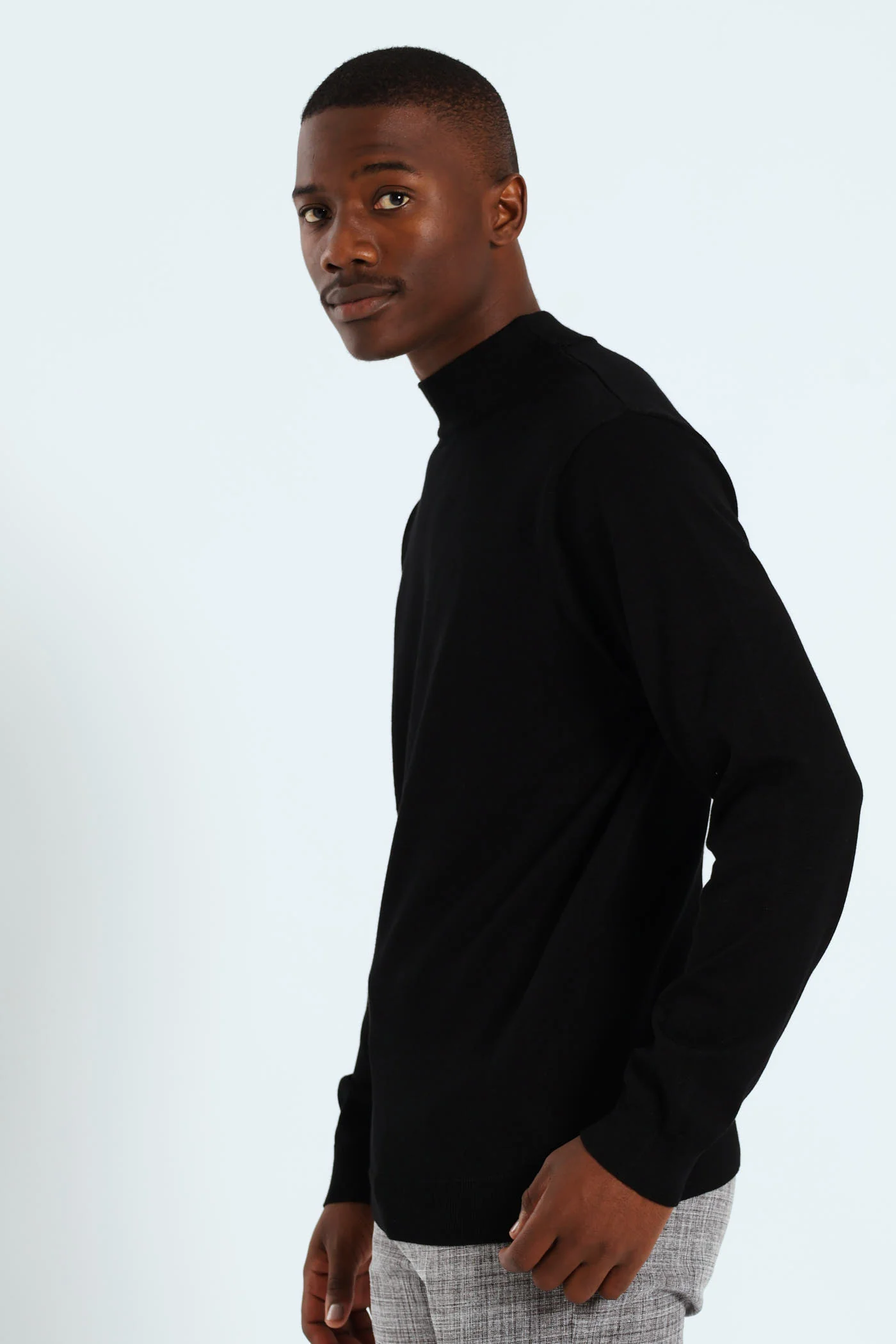 Turtle Neck - Black - Image 2